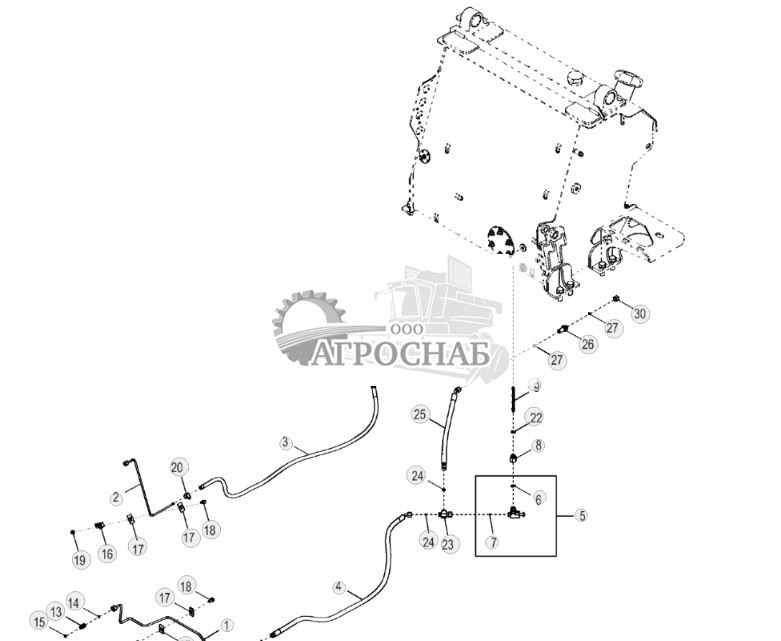 Топливные трубопроводы со сливом для использования с вертикальным крылом (220608 - ) - ST757523 149.jpg
